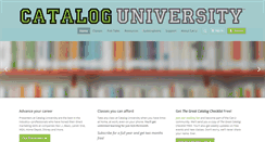 Desktop Screenshot of cataloguniversity.com